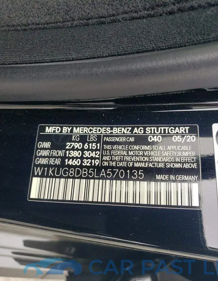 W1KUG8DB5LA570135# 12