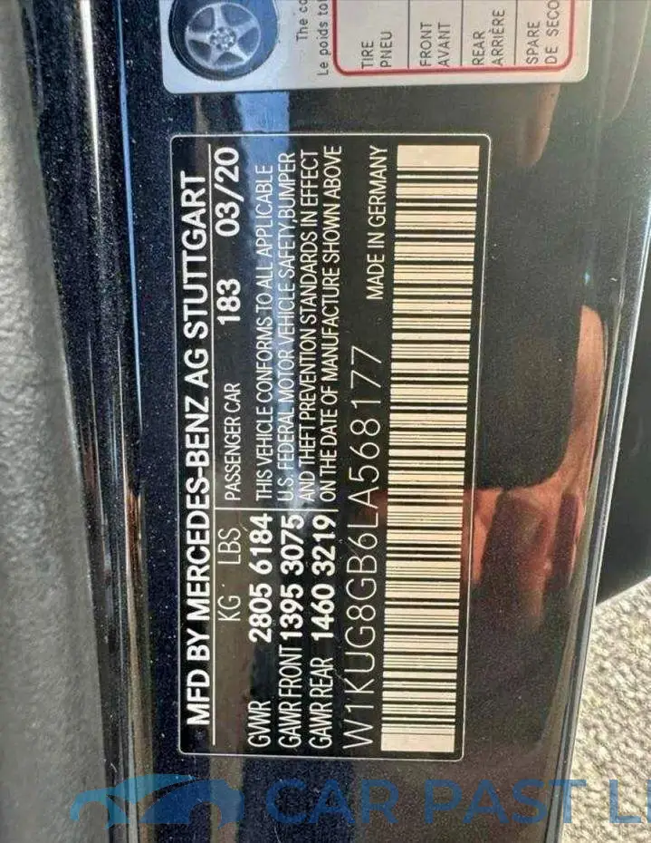 W1KUG8GB6LA568177# 10