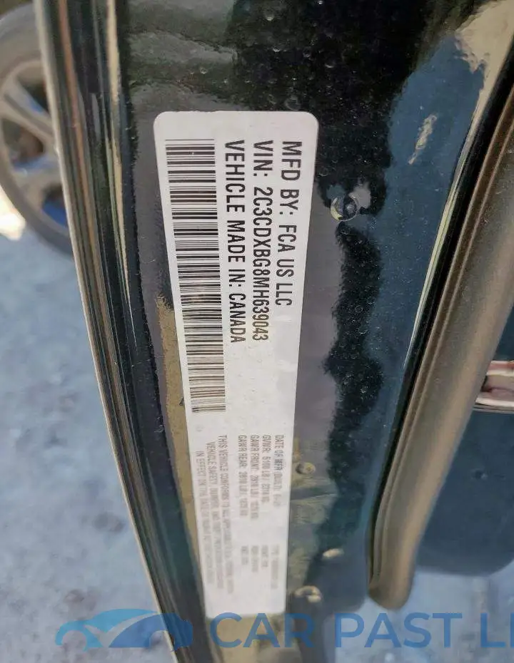 2C3CDXBG8MH639043# 12