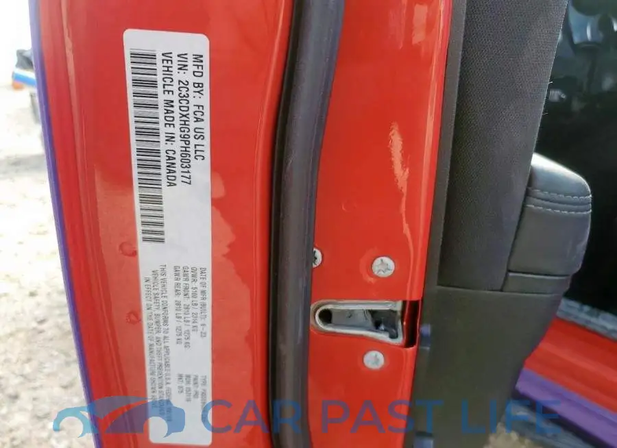 2C3CDXHG9PH603177# 12