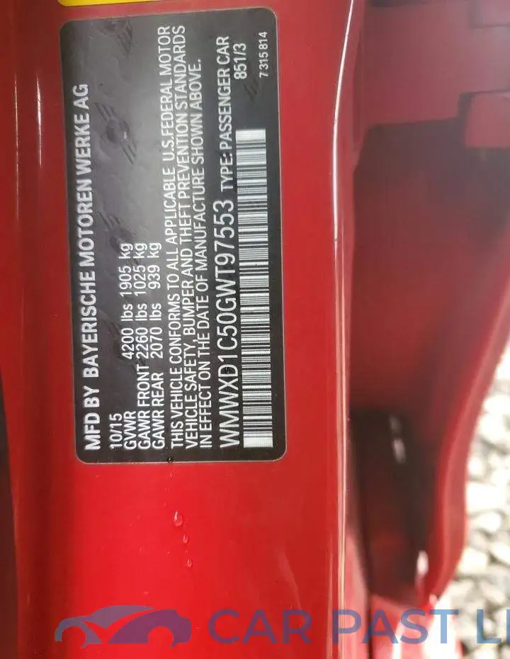 WMWXD1C50GWT97553# 12