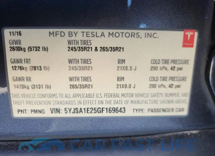 5YJSA1E25GF169643# 12
