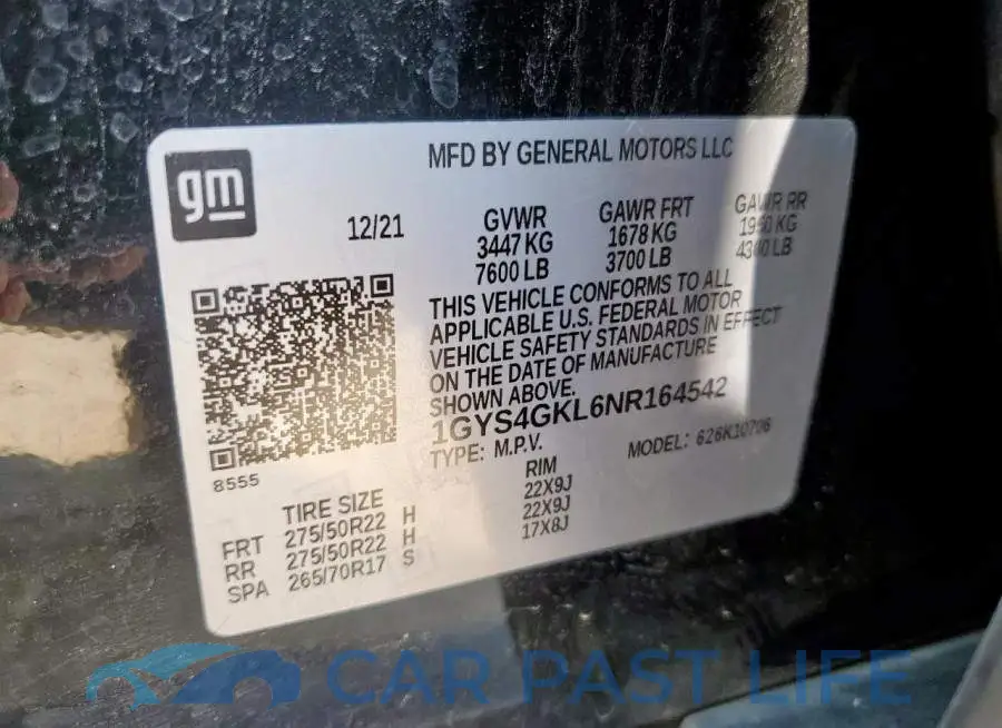 1GYS4GKL6NR164542# 13