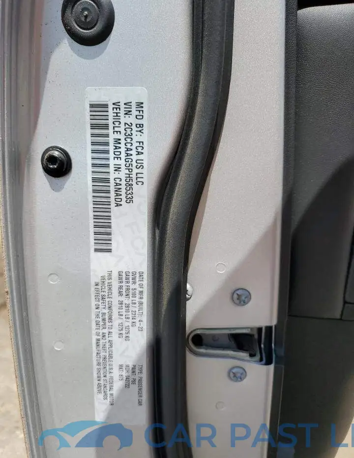 2C3CCAAG5PH585335# 12