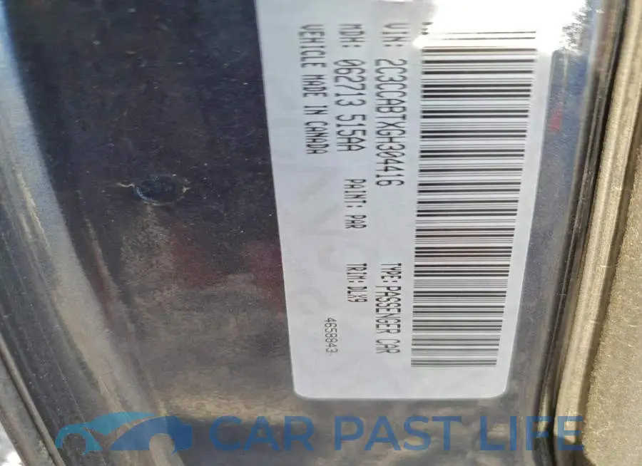 2C3CCABTXGH304416# 12