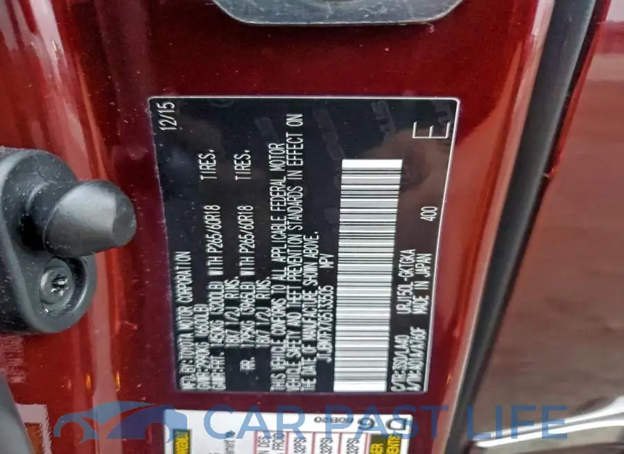 JTJBM7FX7G5133505# 14