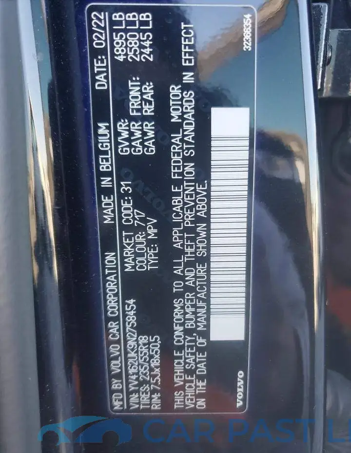 YV4162UK9N2758454# 13