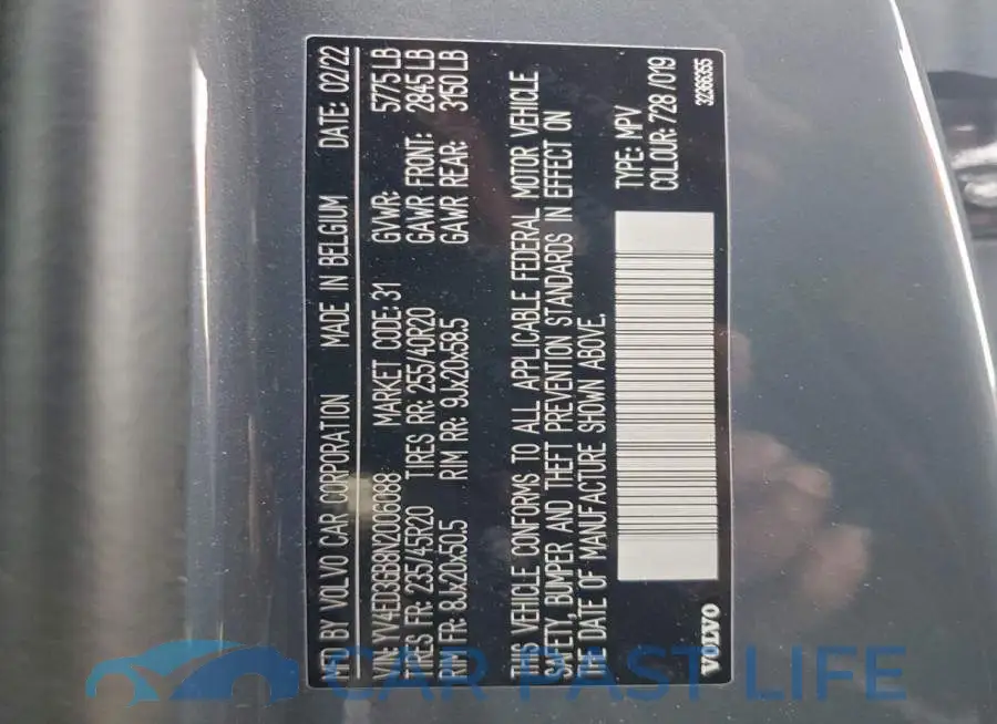 YV4ED3GB8N2006088# 13