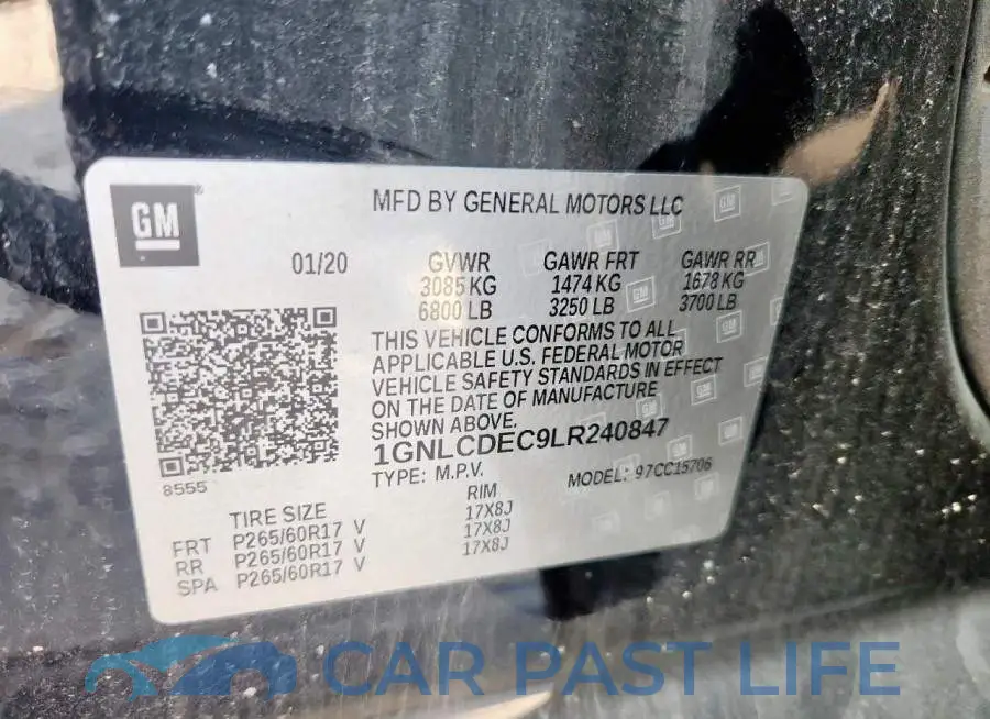 1GNLCDEC9LR240847# 14