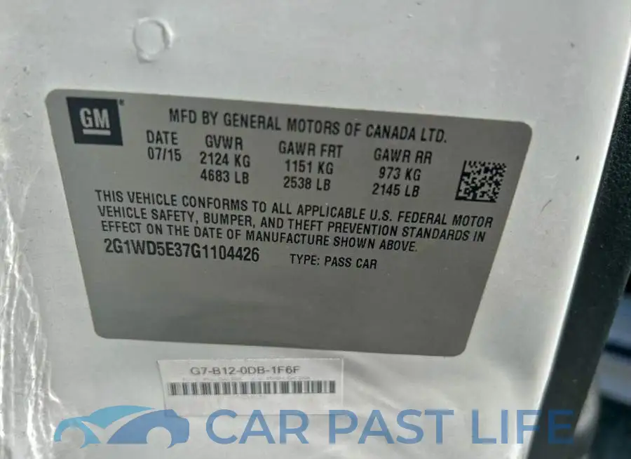 2G1WD5E37G1104426# 10