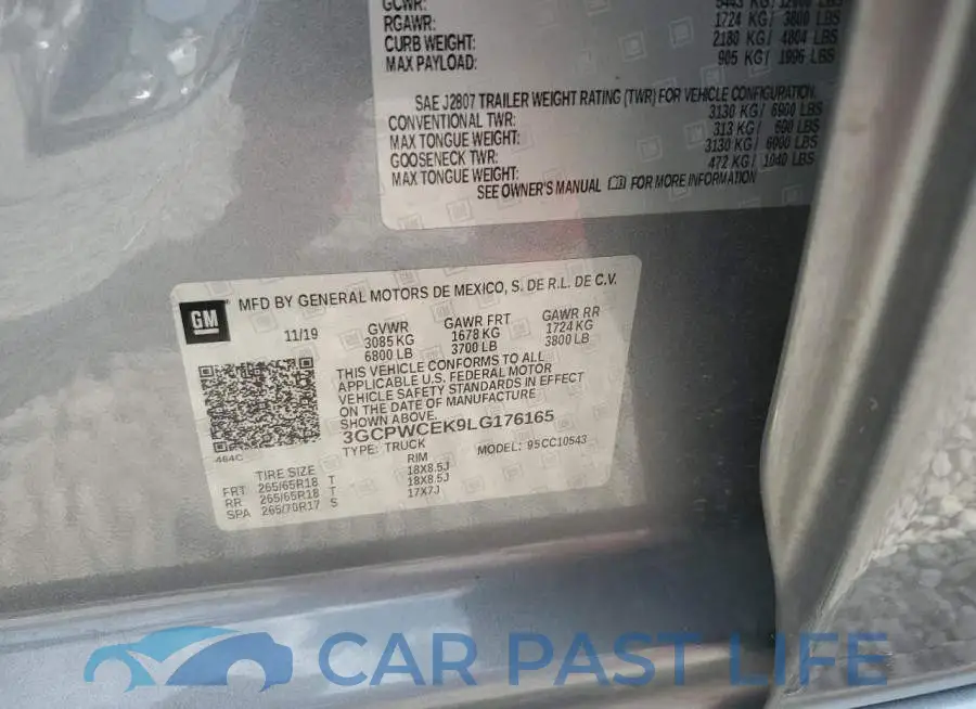 3GCPWCEK9LG176165# 12