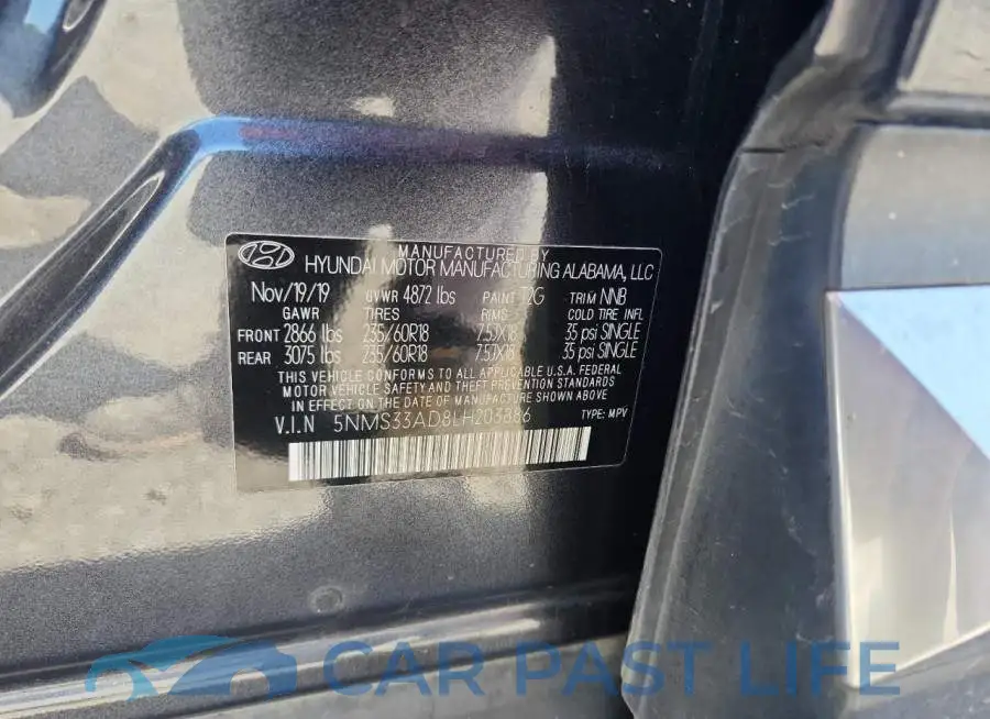 5NMS33AD8LH203886# 13