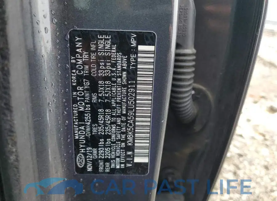 KM8K5CA59LU502911# 12