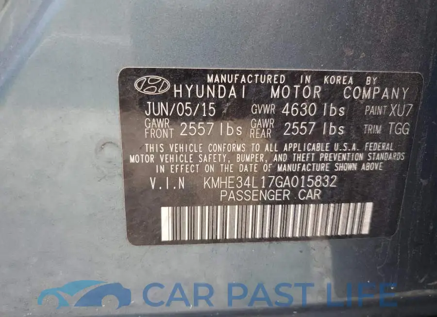 KMHE34L17GA015832# 12