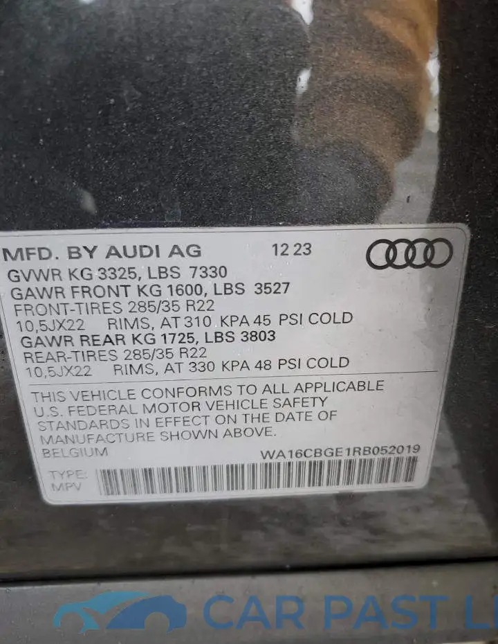 WA16CBGE1RB052019# 13