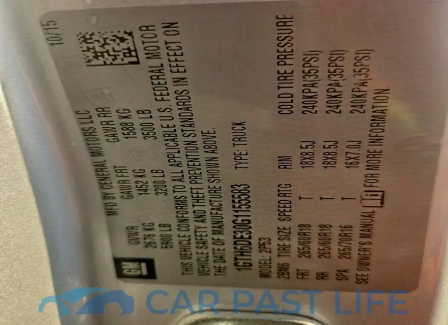 1GTH6DE30G1155583# 12