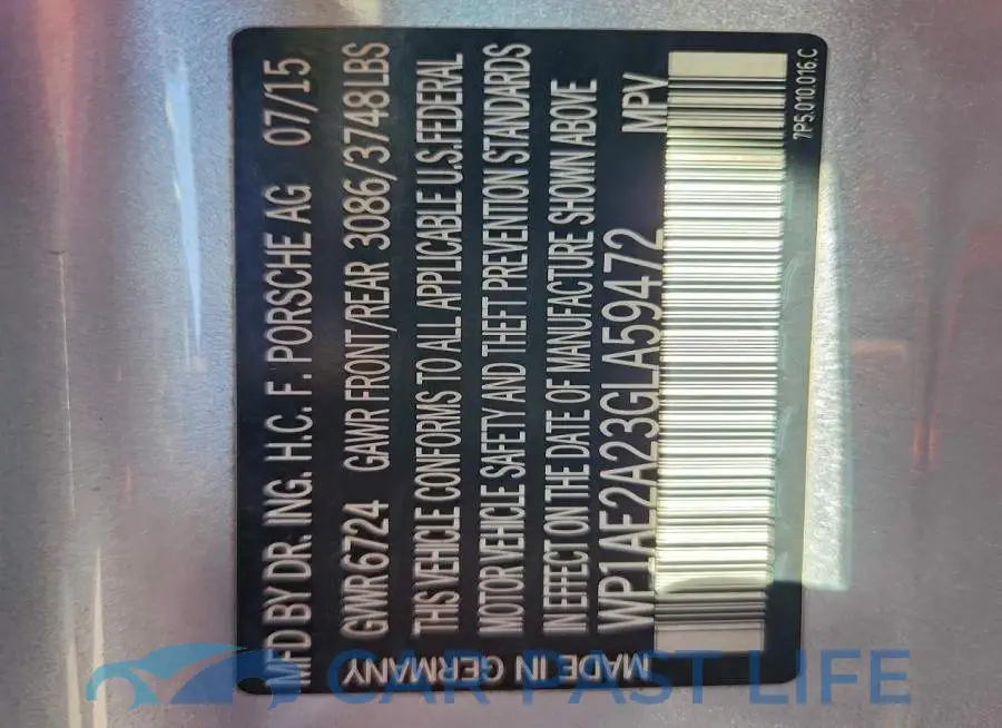 WP1AE2A23GLA59472# 12