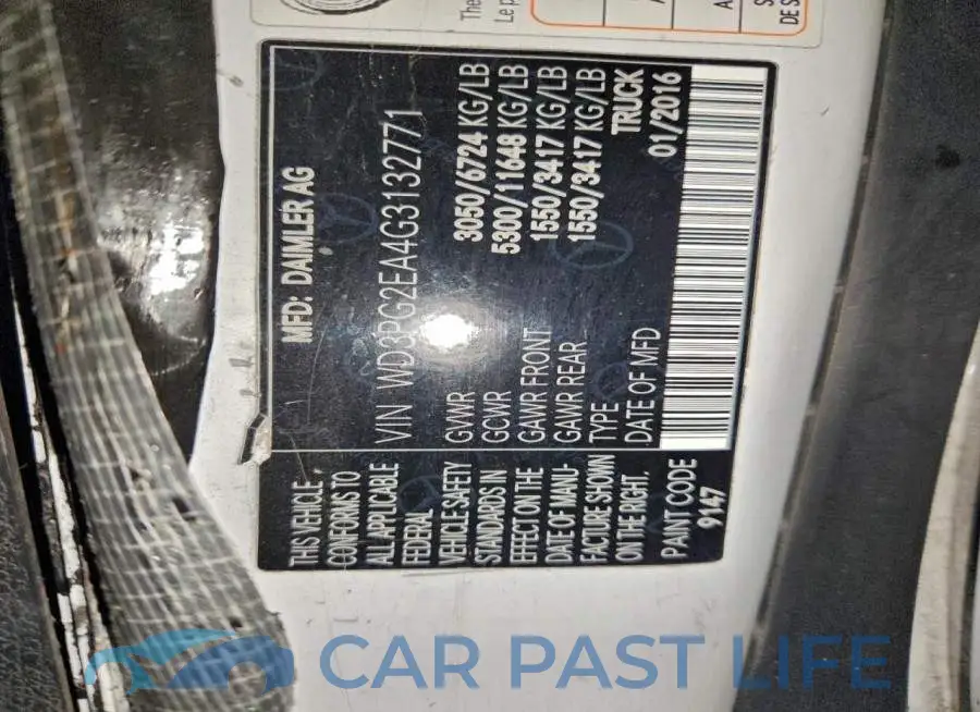 WD3PG2EA4G3132771# 13