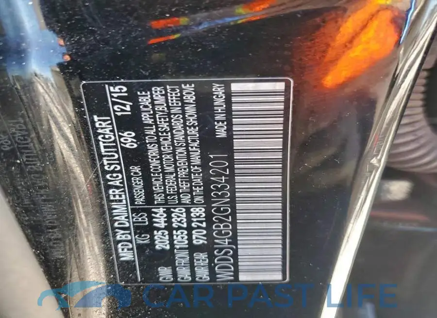 WDDSJ4GB2GN334201# 13