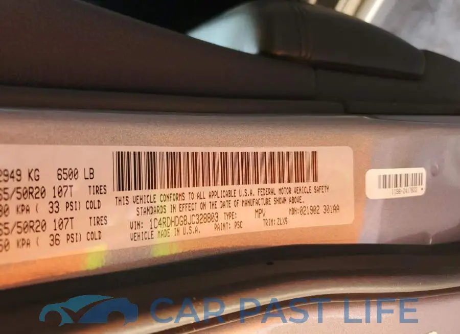 1C4RDHDG8JC328803# 13