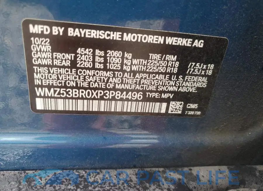 WMZ53BR0XP3P84496# 13