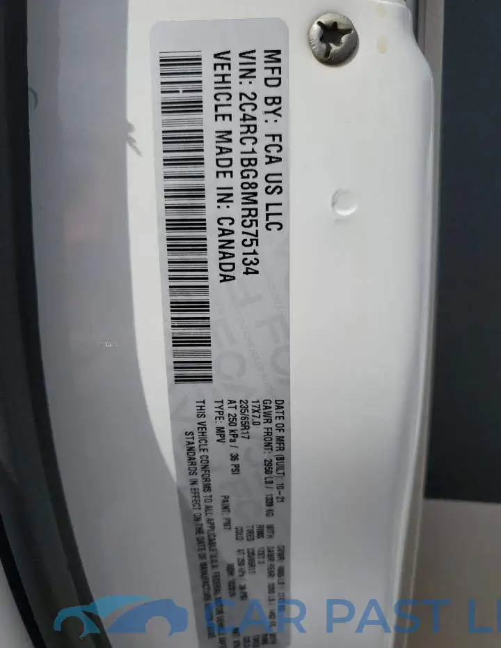 2C4RC1BG8MR575134# 13