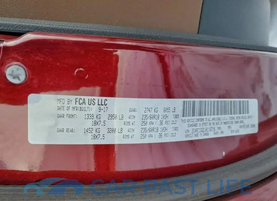 2C4RC1GG2JR116718# 13