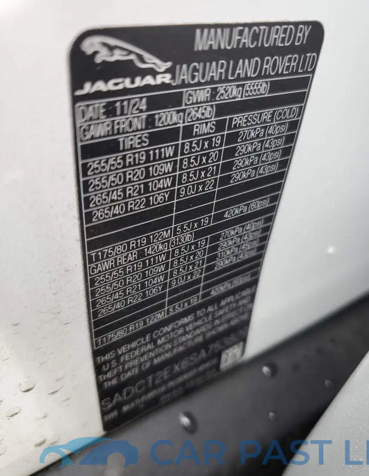 SADCT2EX6SA753829# 14