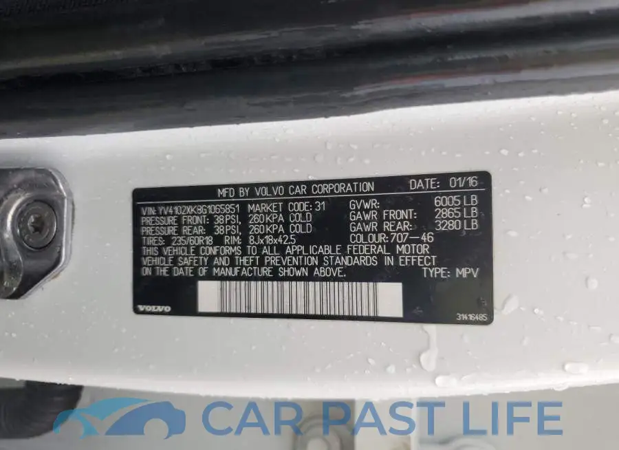 YV4102XK8G1065851# 13