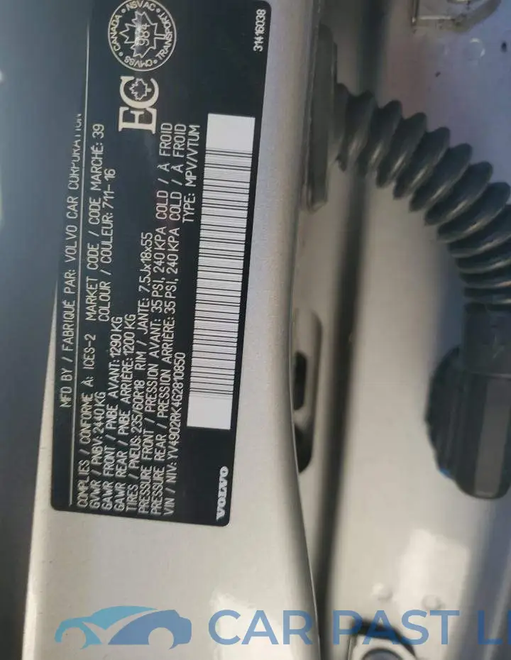 YV4902RK4G2810850# 14