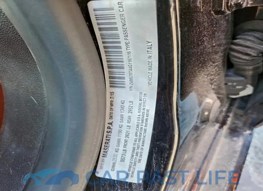ZAM57RTA4G1167116# 12