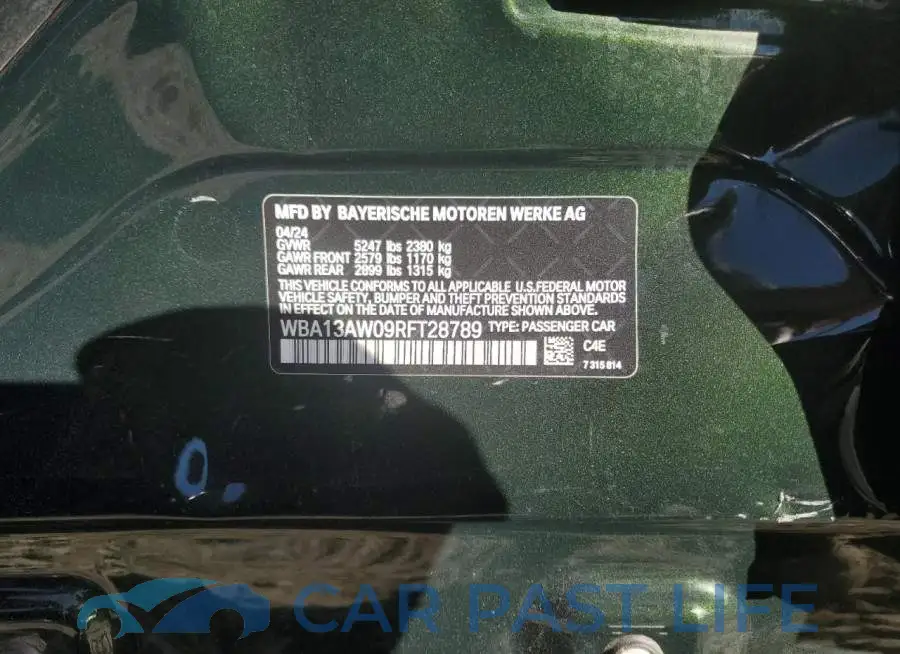 WBA13AW09RFT28789# 13