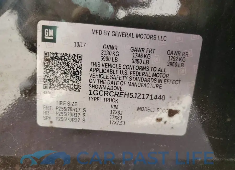 1GCRCREH5JZ171440# 12