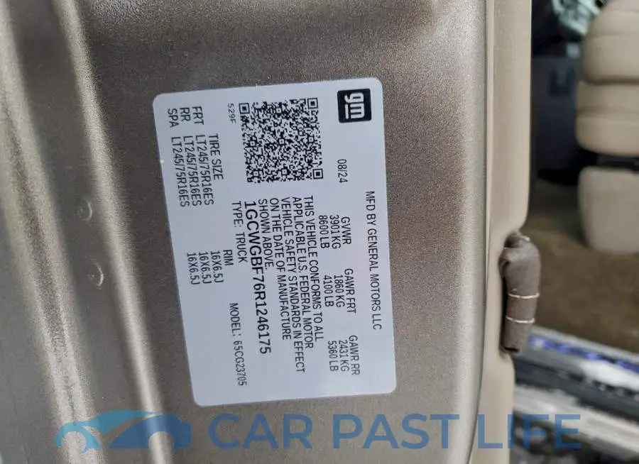 1GCWGBF76R1246175# 14