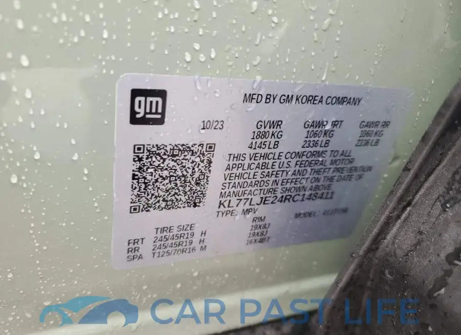 KL77LJE24RC148411# 13