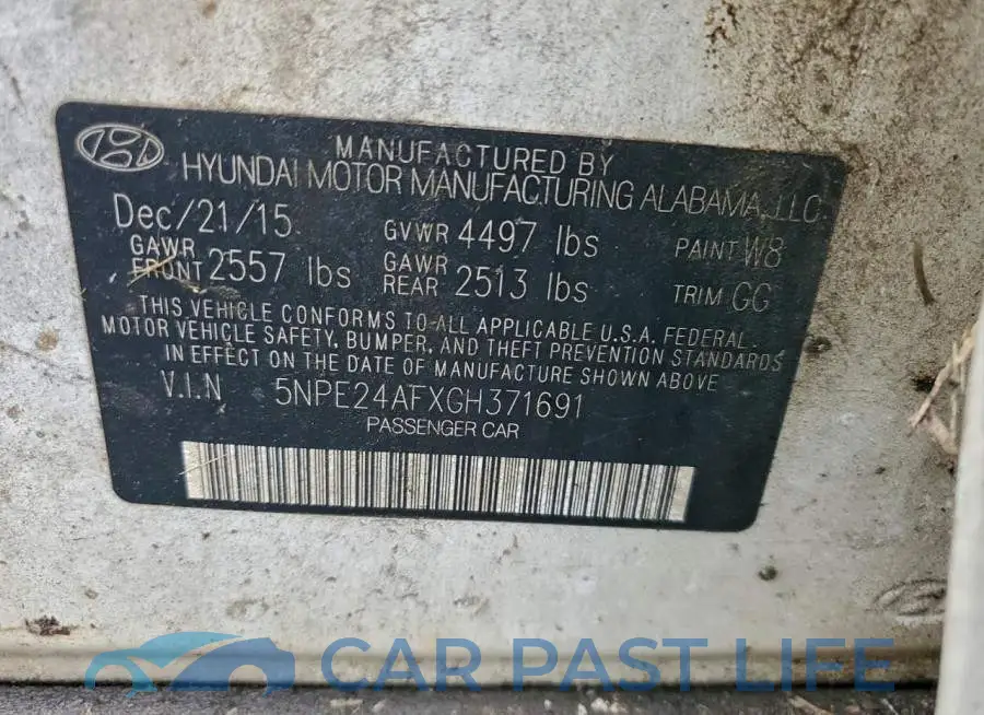 5NPE24AFXGH371691# 12