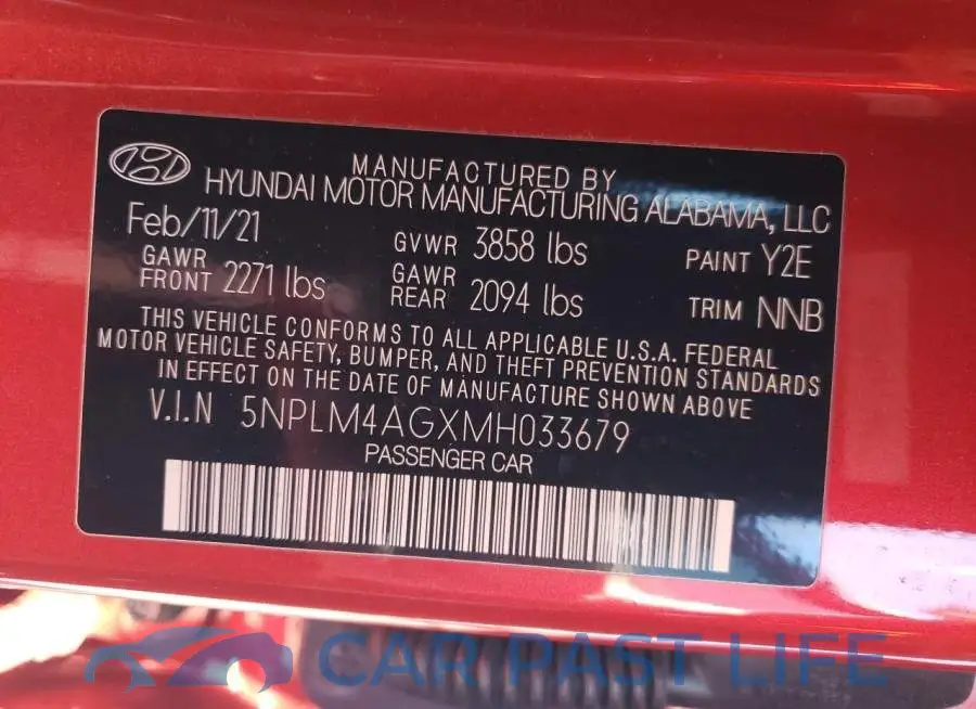 5NPLM4AGXMH033679# 12
