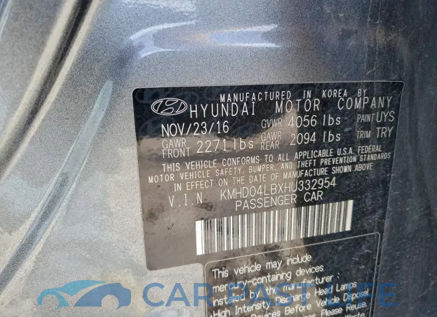 KMHD04LBXHU332954# 13