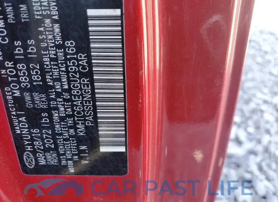 KMHTC6AE8GU295168# 12