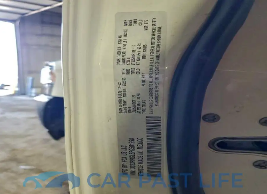 3C63RRGL6PG501298# 12