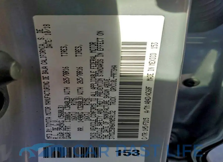 3TMDZ5BN6KM059132# 12