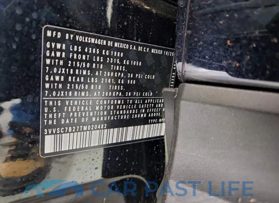 3VVSC7B27TM020482# 13