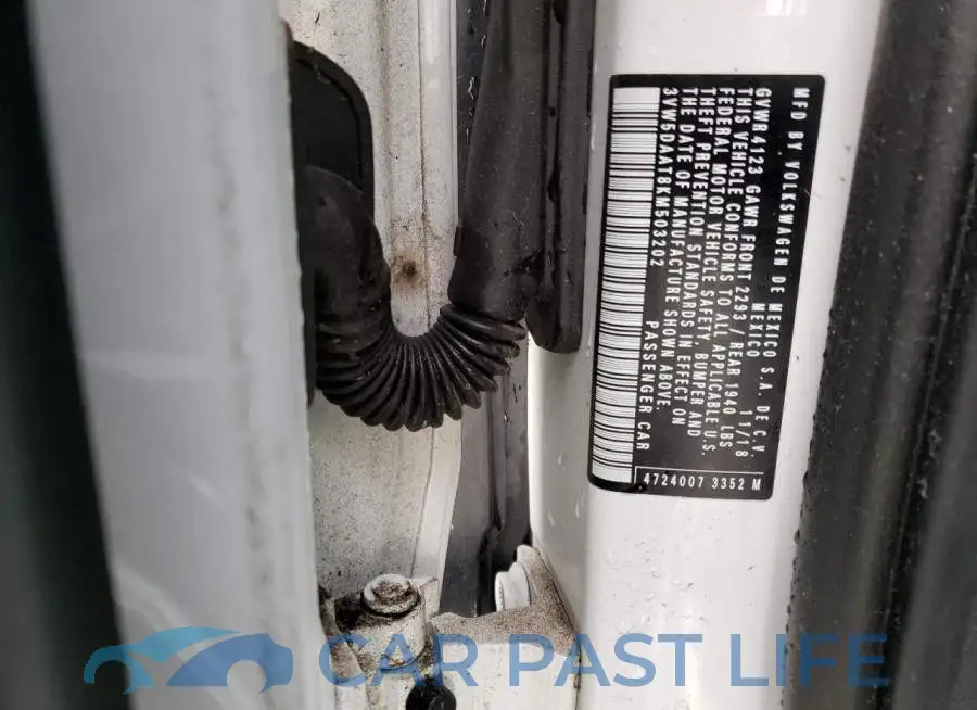 3VW5DAAT8KM503202# 13