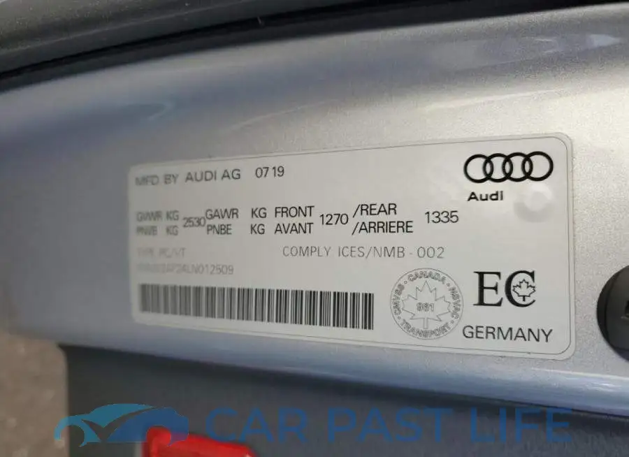 WAUV2AF24LN012509# 12