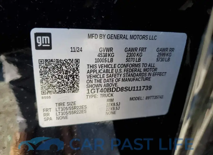 1GT40BDD8SU111739# 12