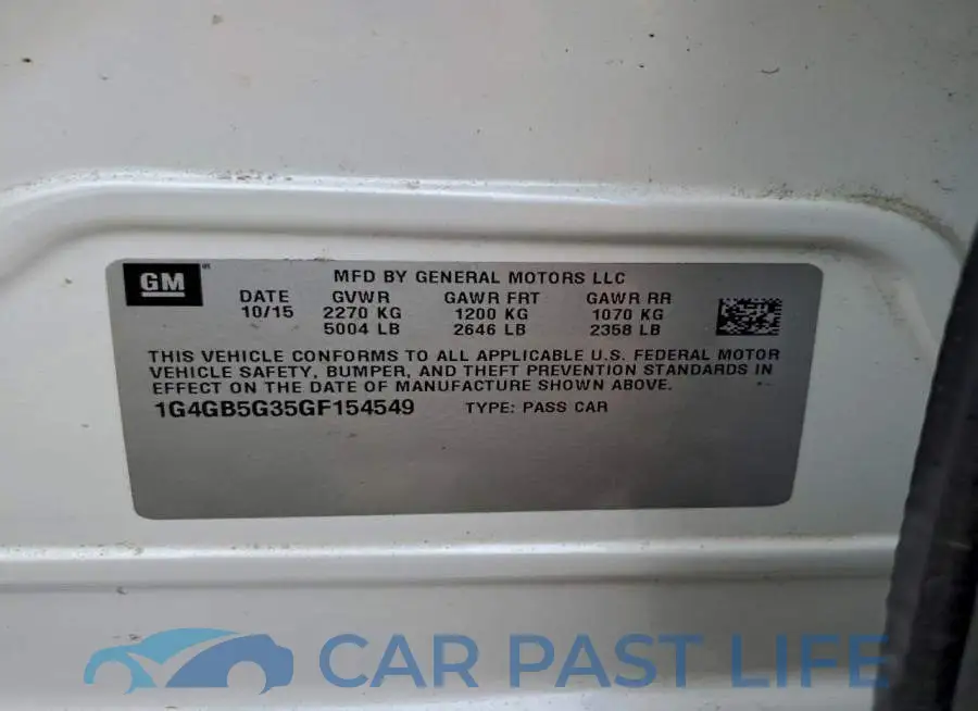 1G4GB5G35GF154549# 12