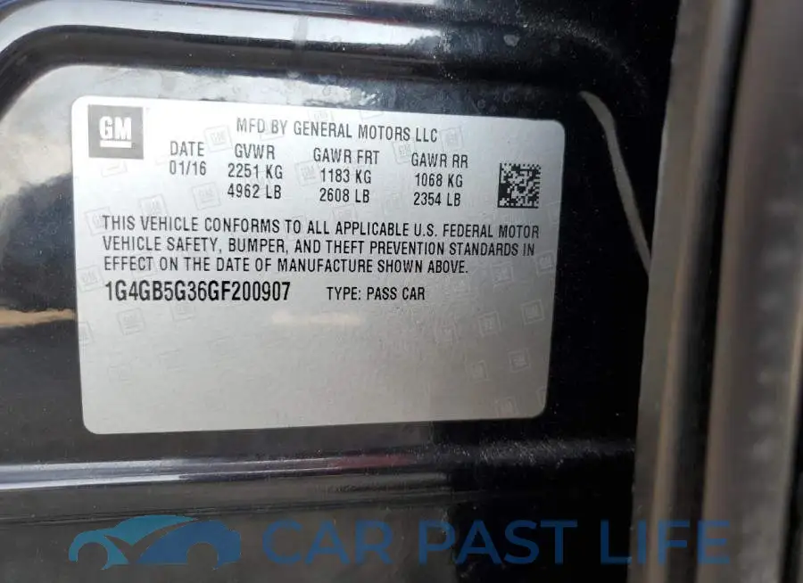 1G4GB5G36GF200907# 13
