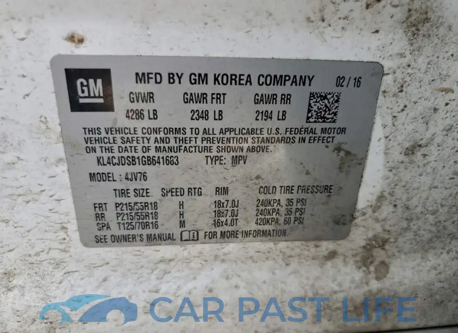 KL4CJDSB1GB641683# 13