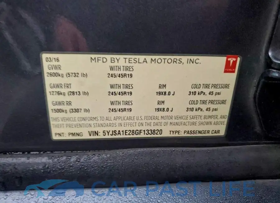 5YJSA1E28GF133820# 14