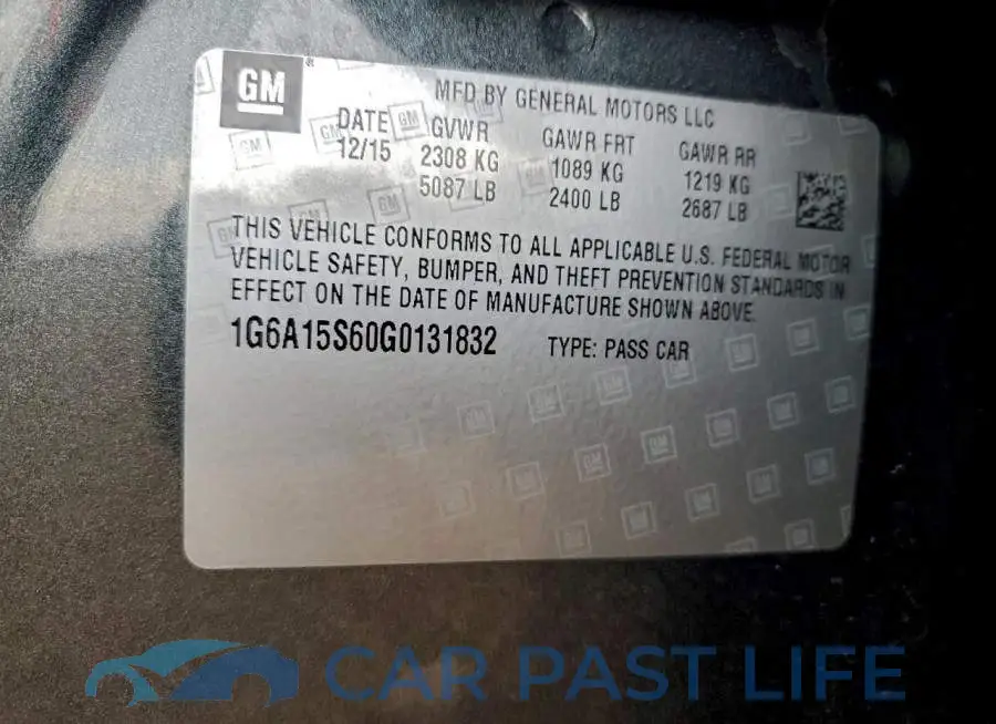 1G6A15S60G0131832# 12